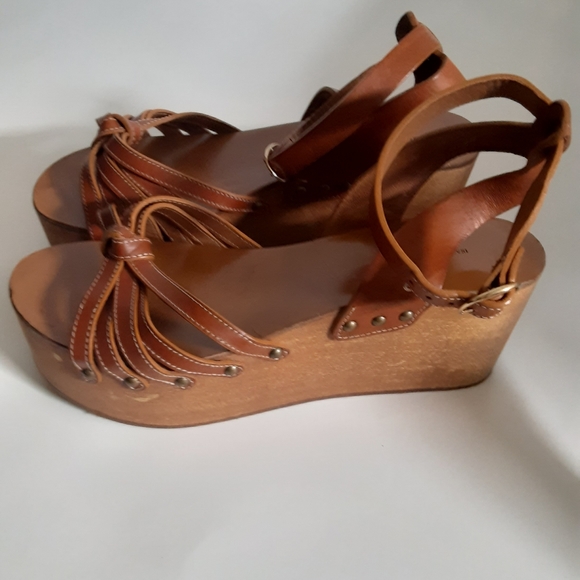 Isabel marant wedge platform sandals sz 39 - Picture 5 of 10